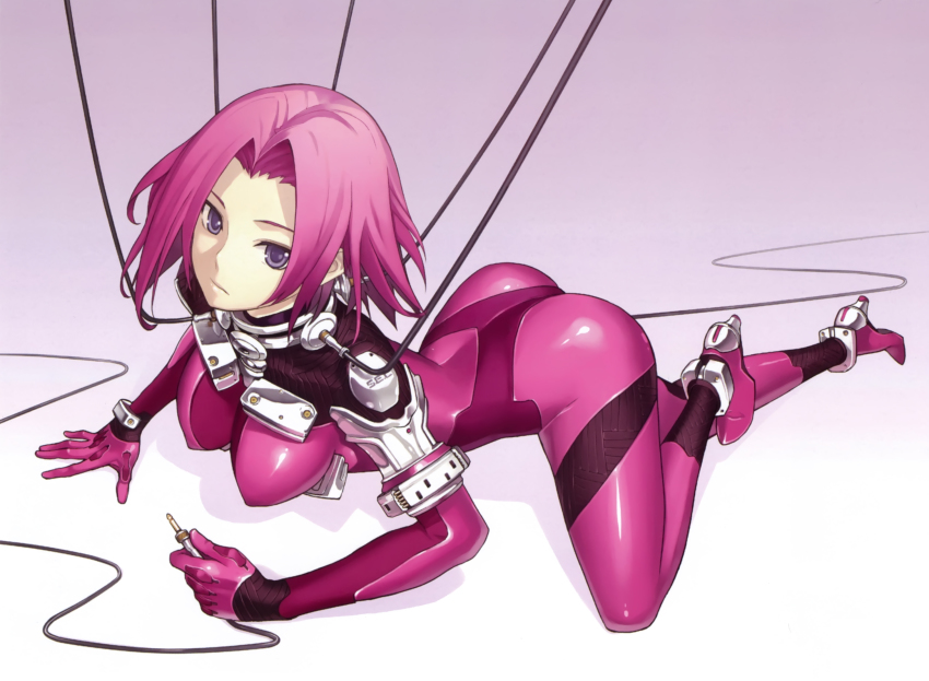 Anime girl latex