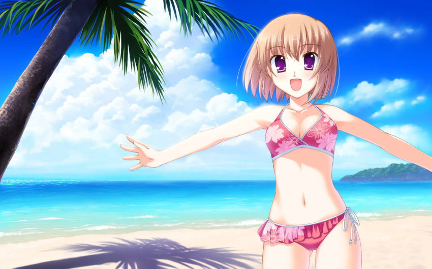 Anime beach bikini