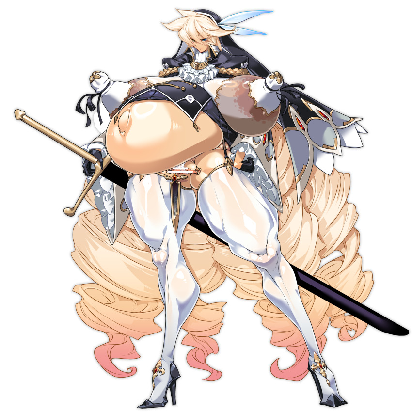 absurdres big_belly breasts commentary_request commission gigantic_breasts highres original pregnant skeb_commission t.a.k.