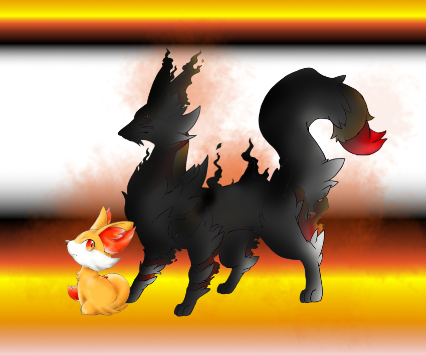 10s fakemon fennekin fox gen_6_pokemon nintendo orange_eyes pokemon pokemon_(creature) pokemon_xy