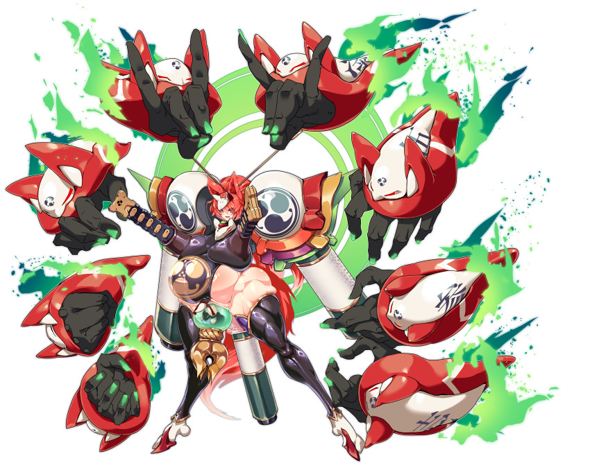 absurdres big_belly breasts commentary_request commission gigantic_breasts highres nipple_penetration original skeb_commission t.a.k.