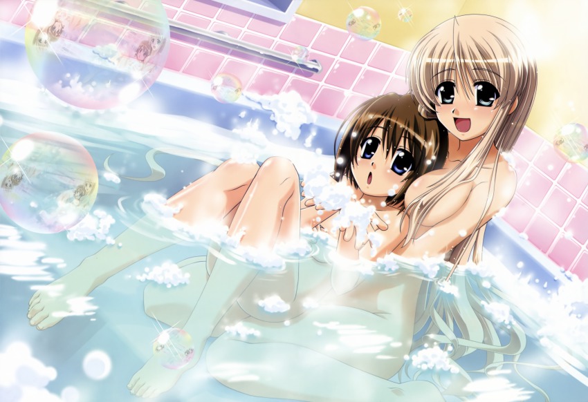 Anime girl in the shower