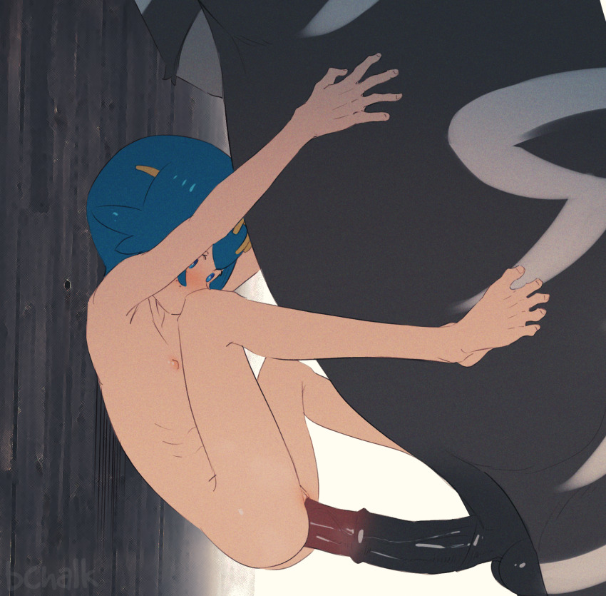 1boy 1girl age_difference animal_penis belly_riding bestiality blue_eyes blue_hair blush butterchalk completely_nude erection feet flat_chest gen_5_pokemon hairband hetero highres horse horse_penis lana_(pokemon) large_penis legs loli looking_at_penis nintendo nipples nude penis pokemon pokemon_sm pokephilia sex short_hair testicles thighs toes vaginal veins veiny_penis zebstrika