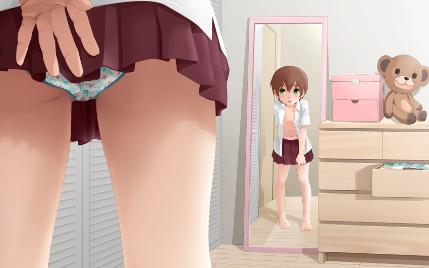 Panties crossdresser anime webcam