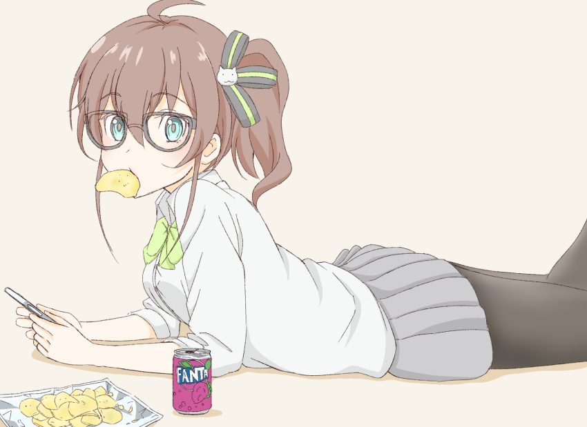 Anime girl with pig tails