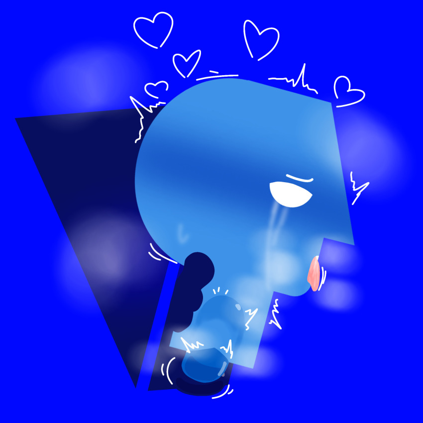 ahhmeegawhh blue_background commentary cuntboy english_commentary heart heavy_breathing highres logo_parody logo_yifl moaning non-web_source orgasm p-head_(pbs) pbs penis pussy sex stomach_bulge sweat tears tears_in_pleasure testicles v_of_doom vaginal viacom_(logo) yaoi yifl