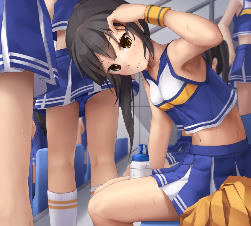 Anime cheerleaders hot lesbian