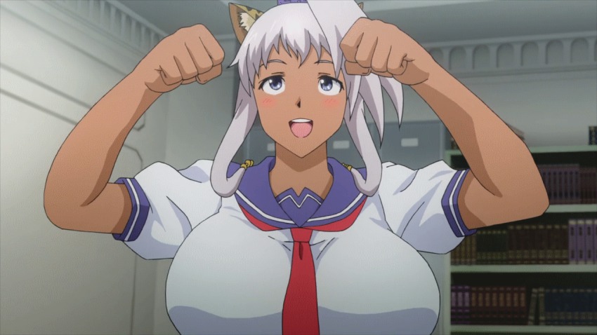 Anime boob physics gif