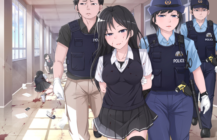 Anime female police officer