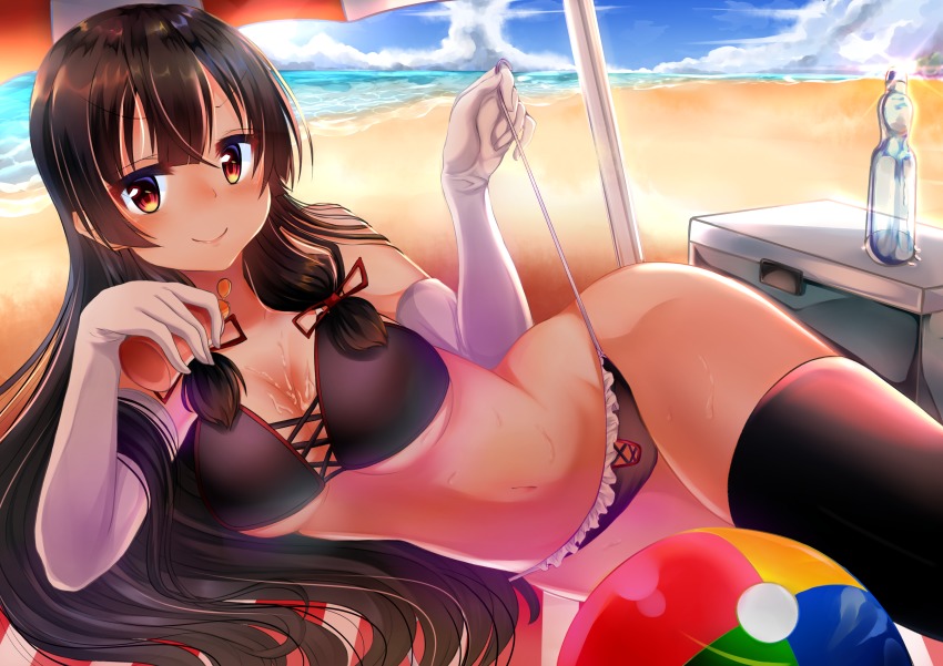 Anime girls hot bikini