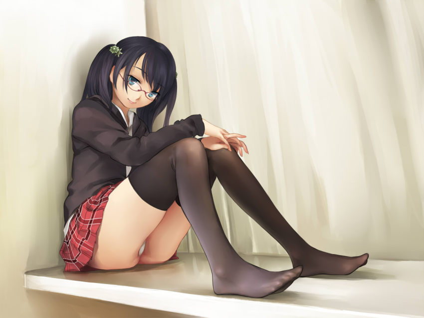 Anime brunette pantyhose virgin