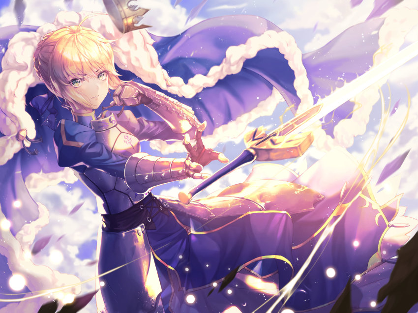 Saber fate stay night anime