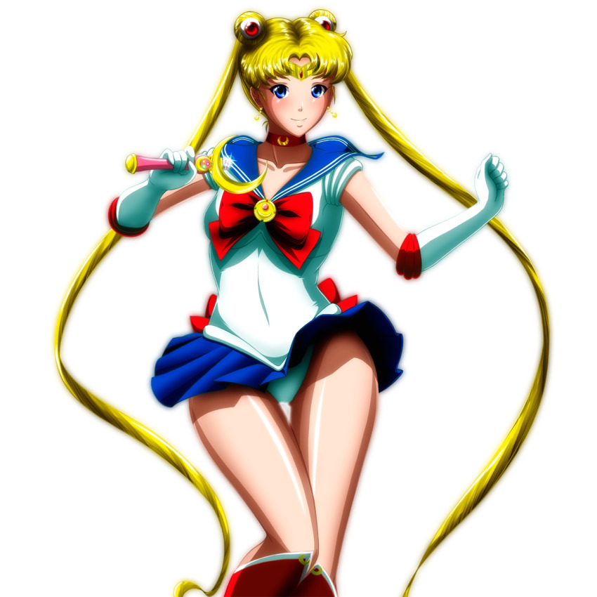 1girl adult_swim bare_shoulders bishoujo_senshi_sailor_moon bishoujo_senshi_sailor_moon_(first_season) bishoujo_senshi_sailor_moon_r bishoujo_senshi_sailor_moon_r:_the_movie bishoujo_senshi_sailor_moon_s bishoujo_senshi_sailor_moon_s_the_movie:_kaguya-hime_no_koibito bishoujo_senshi_sailor_moon_supers bishoujo_senshi_sailor_moon_supers_the_movie:_sailor_9_senshi_shuuketsu!_black_dream_hole_no_kiseki blonde_hair blue_eyes blue_sailor_collar boots bow breasts brooch choker cleavage cowboy_shot crescent_moon double_bun earrings elbow_gloves gloves grimbyslayer hair_bun hair_ornament highres holding holding_wand jewelry leotard long_hair looking_at_viewer maboroshi_no_ginzuishou magical_girl medium_breasts moon moon_stick_(sailor_moon) navel open_mouth red_bow red_choker sailor_collar sailor_moon sailor_senshi_uniform school_uniform serafuku simple_background solo standing stomach thigh_gap tiara toei_company toonami transformation_brooch_(sailor_moon) transparent_background tsukino_usagi twintails underwear underwear_only very_long_hair viz_media wand white_gloves