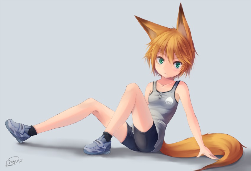 Anime girl with fox ears