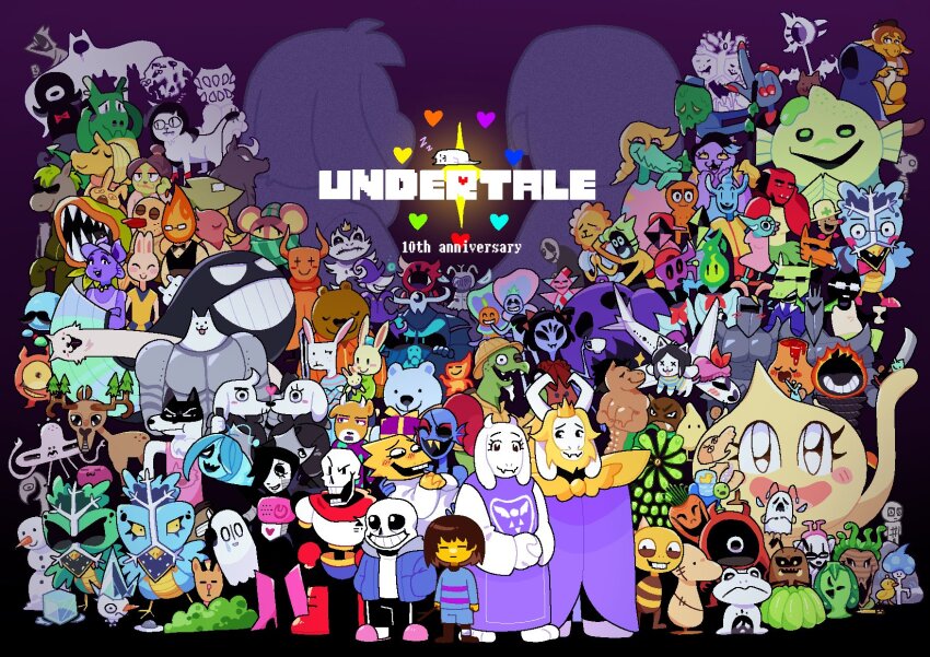 aaron_(undertale) absolutely_everyone alphys animal_ears anniversary annoying_dog antlers armor asgore_dreemurr astigmatism_(undertale) bear_ears big_mouth bird_that_carries_you_over_a_disproportionately_small_gap black_hair blue_jacket blue_shirt boots bratty_(undertale) brown_hair burgerpants business_manticore catty_(undertale) character_request charles_(undertale) chilldrake clam_girl_(undertale) clam_guy_(undertale) cloak colored_skin commentary_request copyright_logo diamond_boy_1 diamond_boy_2 diamond_receptionist dog dog_boy dog_ears dog_girl dogamy dogaressa doggo_(undertale) dress_lion drunk_bun dummy_(undertale) endogeny everyone eyepatch ficus_licker final_froggit fins fish_girl fish_receptionist frisk_(undertale) froggit fuku_fire furry furry_female furry_male gaster_follower_1 gaster_follower_2 gaster_follower_3 gerson_boom gift_bear glyde_(undertale) goat_boy goat_girl goat_horns goner_kid greater_dog grillby gyftrot hand_receptionist head_fins heart heats_flamesman highres hood hooded_cloak horns ice ice_cap ice_cube ice_wolf inn_keeper_(undertale) jacket jerry_(undertale) knight_knight_(undertale) lemon_bread lesser_dog library_lizard library_loox logo loox loren_(undertale) madjick memoryhead mettaton mettaton_ex migosp moldbygg moldsmal monster_kid_(undertale) mouse_ears mtt_resort_janitor muffet muffet's_pet napstablook newspaper_editor_1 nice_cream_guy omotimoti820 oni_(undertale) onionsan parsnik politics_bear punk_hamster pyrope_(undertale) rabbit_boy rabbit_ears rabbit_girl rabbit_girl_(undertale) rabbit_kid_(undertale) ragel_(undertale) reaper_bird red_bird_(undertale) red_boots red_demon_(undertale) red_scarf reptile_girl river_person_(undertale) royal_guard_01_(undertale) royal_guard_02_(undertale) sad_dragon scared_donut_guy scarf scarf_mouse shirt short_hair shyren skateboard_girl_(undertale) snowdin_shopkeeper snowdrake snowdrake's_father snowdrake's_mother snowman snowman_(undertale) so_sorry_(undertale) striped_clothes striped_shirt temmie toriel tsunderplane undertale undyne utdr_(toby_fox) vegetoid vulkin w.d._gaster whimsalot whimsun white_shirt woshua yellow_skin