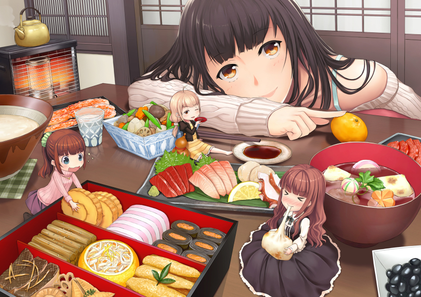 Anime girl eaten out