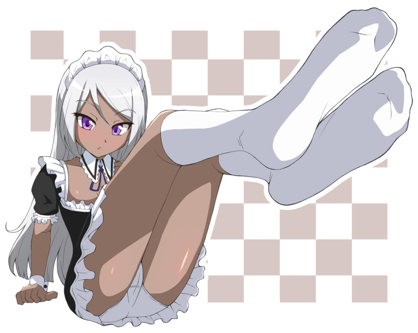 Maid feet drunk skinny