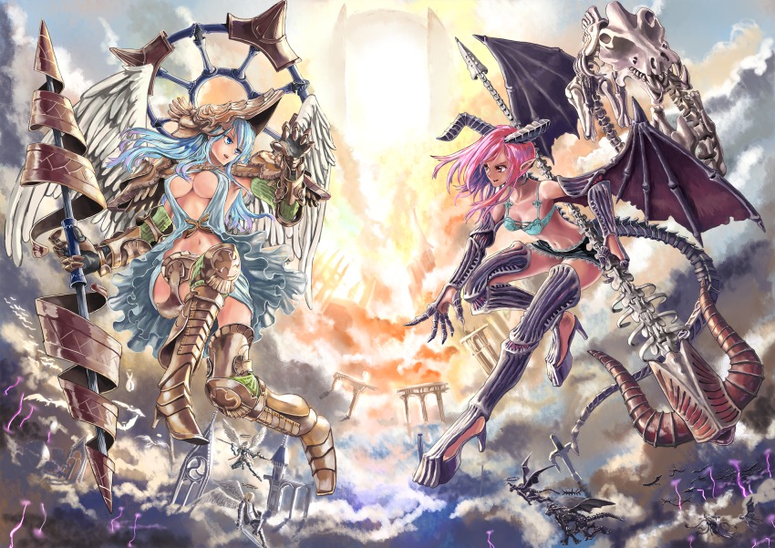 Angel vs demon anime