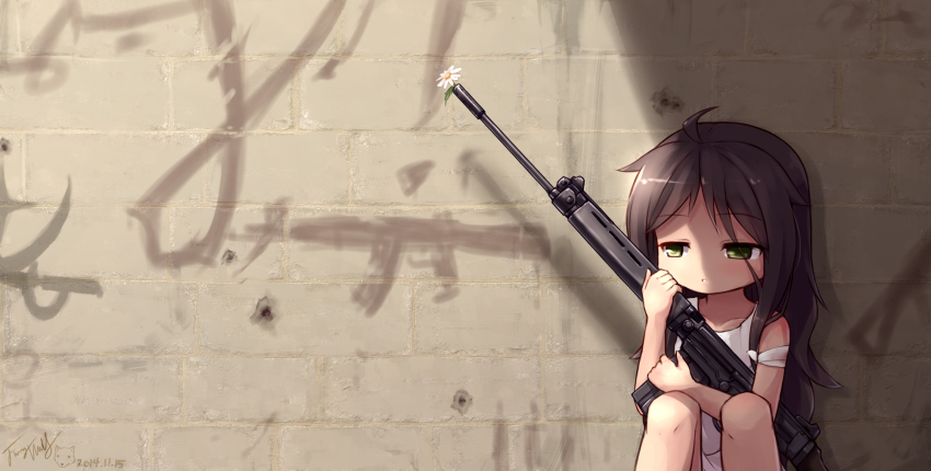 Anime girl with gun meme