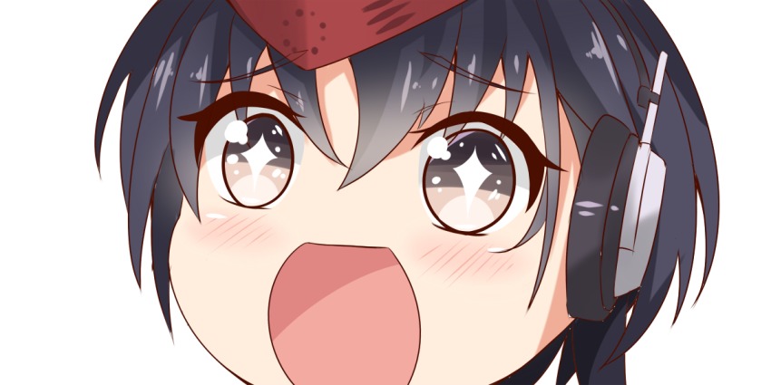Close up anime face