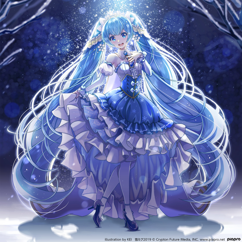 Anime girl galaxy dress