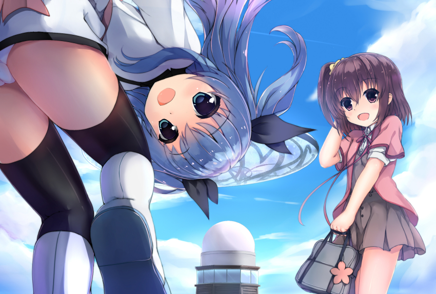 Anime girls upskirt