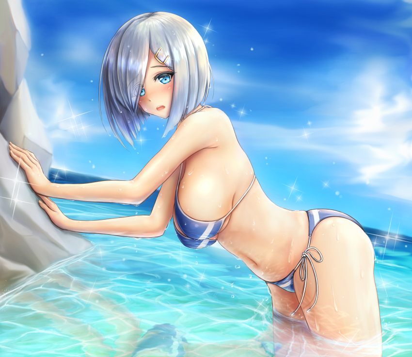 Wet anime girl