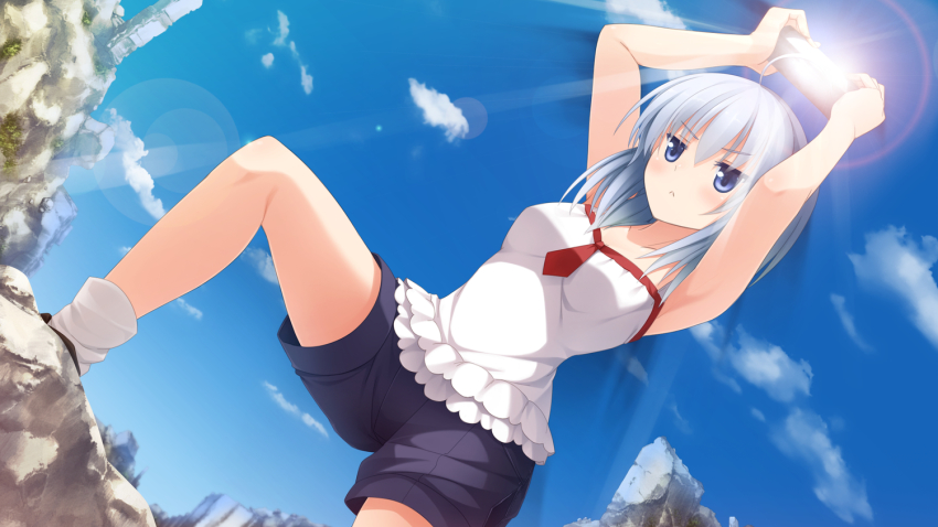 Anime girl short shorts