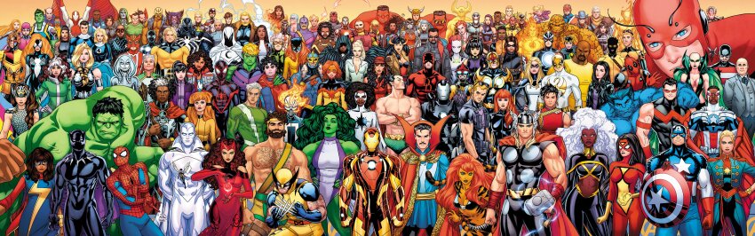 6+boys 6+girls absurdres agent_venom amadeus_cho_(marvel) america_chavez animal_print ant-man arc_reactor arm_hair armor ava_ayala avengers_(series) beard beast_(x-men) black_hair black_panther_(marvel) black_panther_(series) black_widow blade_(marvel) blade_(series) blue_bodysuit blue_skin bodysuit breasts bucky_barnes cable_(marvel) cape captain_america captain_america_(series) captain_britain captain_marvel carol_danvers checkered_cloak claw_(weapon) clint_barton cloak cloak_(marvel) colored_bangs colored_skin crescent_ornament crystal_(marvel) dagger_(marvel) danny_rand daredevil dark-skinned_female dark_skin deadpool deadpool_(series) doctor_strange doctor_strange_(series) domino_mask earrings echo_(marvel) elbow_gloves elektra_natchios eye_mask facial_hair fantastic_four fire flaming_skull ghost_rider ghost_rider_(series) gloves green_bodysuit green_skin guardians_of_the_galaxy halter_leotard halterneck hammer hank_pym havok hawkeye_(marvel) headband hercules_(marvel) highleg highleg_leotard highres hulk hulkling husband_and_wife inhumans iron_fist_(marvel) iron_man janet_van_dyne jessica_drew jessica_jones jewelry john_walker_(marvel) johnny_storm kamala_khan kate_bishop large_breasts leotard lightning_bolt_earrings lightning_bolt_symbol loki_(marvel) long_hair looking_at_viewer luke_cage mantis_(marvel) marvel marvel_rivals mask miles_morales mjolnir_(marvel) monica_rambeau moon_knight moon_tattoo moondragon ms._marvel multicolored_armor multicolored_bodysuit multiple_boys multiple_girls muscular muscular_male mystical_high_collar namor natasha_romanoff nova_(marvel) peter_parker pietro_maximoff pointy_ears power_armor prosthesis prosthetic_arm psylocke purple_eyes purple_hair purple_leotard quicksilver_(marvel) red_bodysuit red_cloak red_hulk reed_richards rogue_(x-men) russell_dauterman sam_wilson sandman_(marvel) scarlet_witch sentry_(marvel) shang-chi she-hulk shield skull skull_head speed_(marvel) spider-man spider-man_(miles_morales) spider-man_(series) spider-woman spider_print spider_web_print steve_rogers storm_(x-men) sue_storm superhero_costume sword symbiote tattoo thor_(marvel) thor_(marvel)_(series) tony_stark two-tone_bodysuit ultron very_dark_skin vision_(marvel) wanda_maximoff war_machine wasp_(marvel) weapon white_bodysuit white_cape white_eyes white_hair white_mask white_tiger_(marvel) wiccan wings winter_soldier wolverine_(x-men) x-men yellow_armor yellow_bodysuit yellow_mask young_avengers