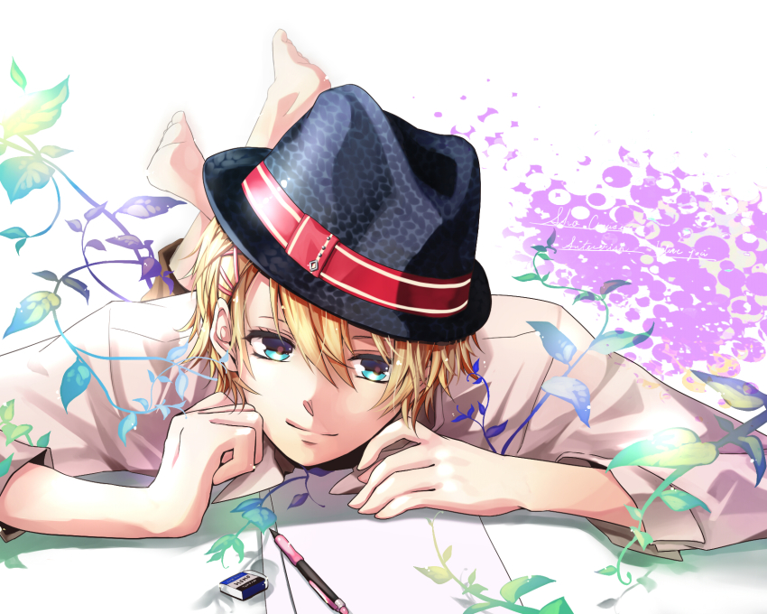 Cute anime boy wallpaper
