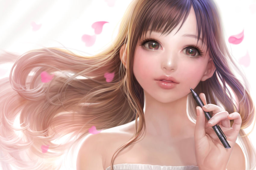 Realistic anime face