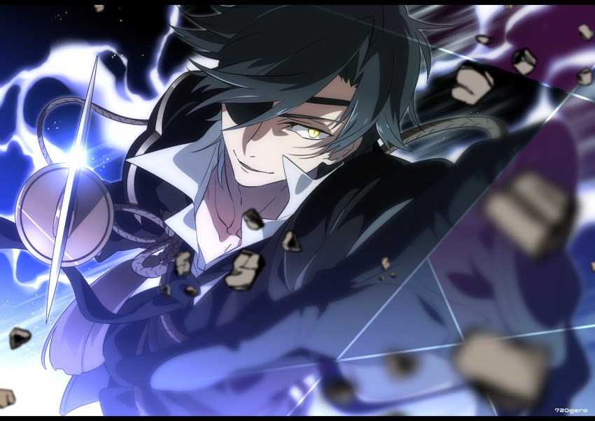 Anime guy with eyepatch