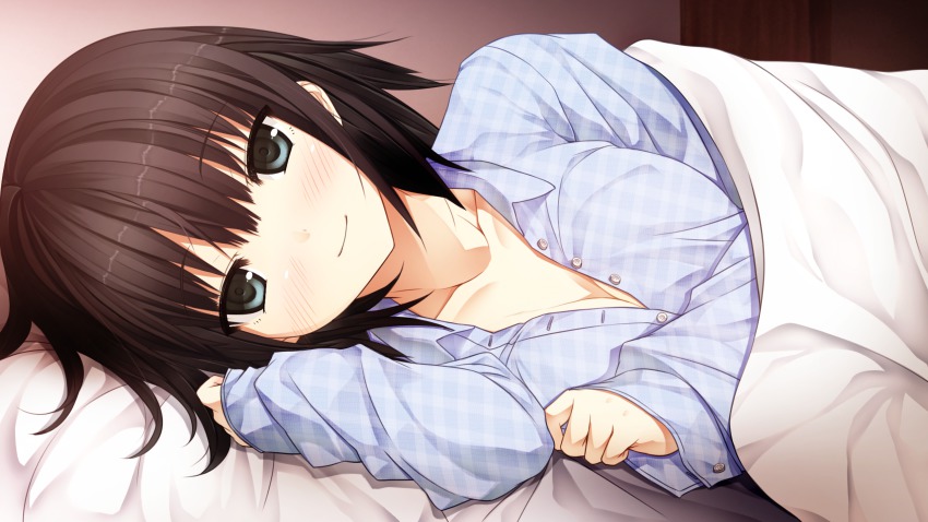 Anime sleeping in bed