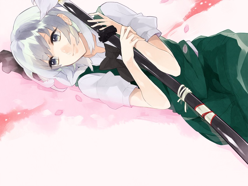 Anime girls laying down