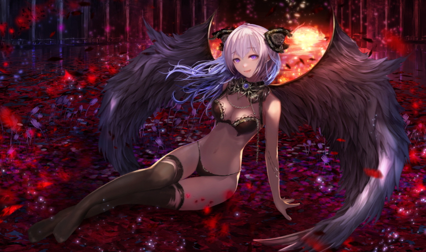 Anime demon girl wallpaper