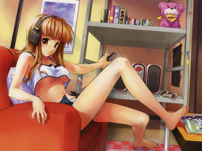 Anime girl strip game