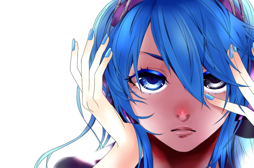 Anime girls blue hair