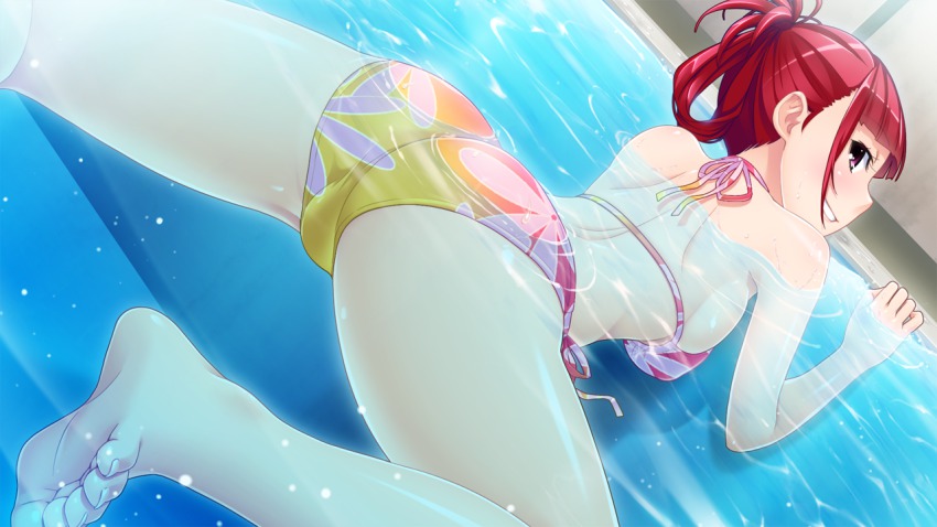Hentai girl in swimming pool