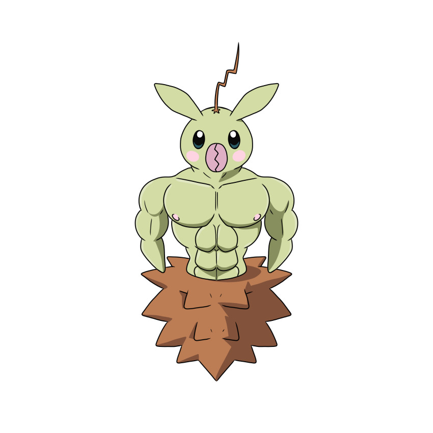 1boy antennae digimon digimon_(creature) digimon_story:_sunburst_and_moonlight highres male_focus meme minomon muscular muscular_male solo what bad_tag