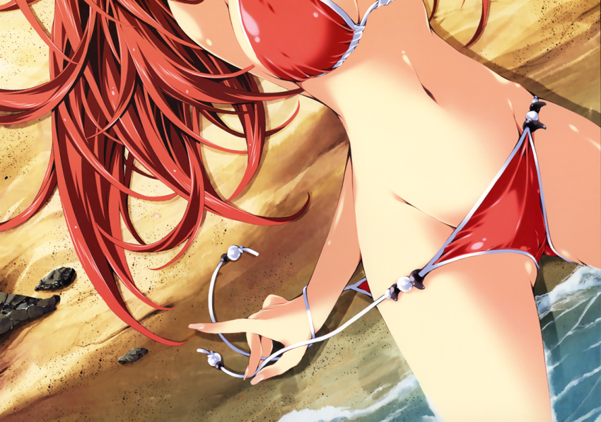Anime girl in thong