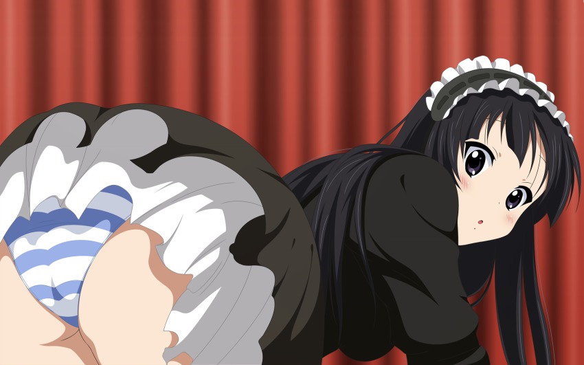 Anime panties on head