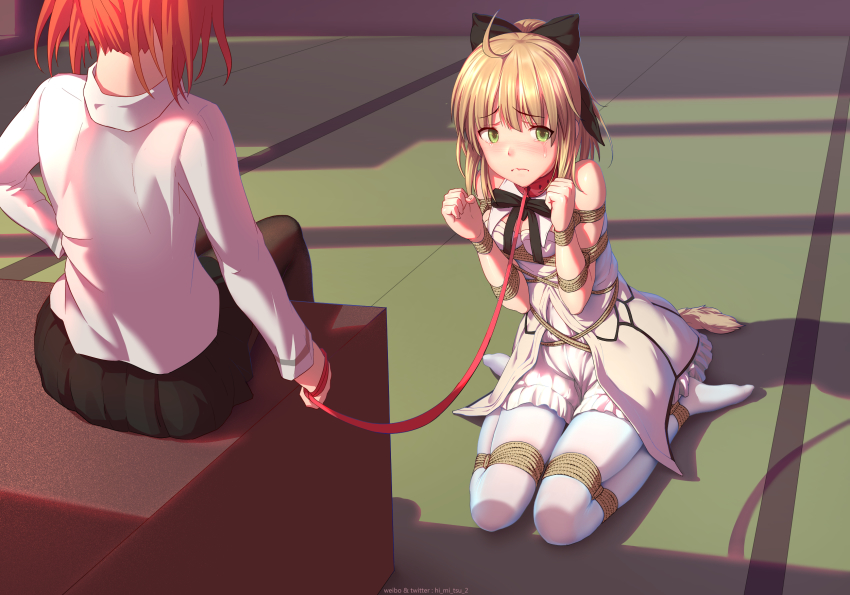 Anime yuri bondage