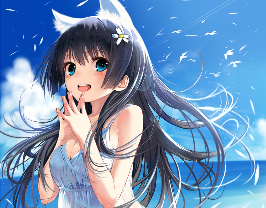 Anime girls blue hair
