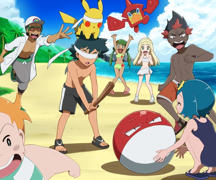 Pokemon sun and moon anime serena