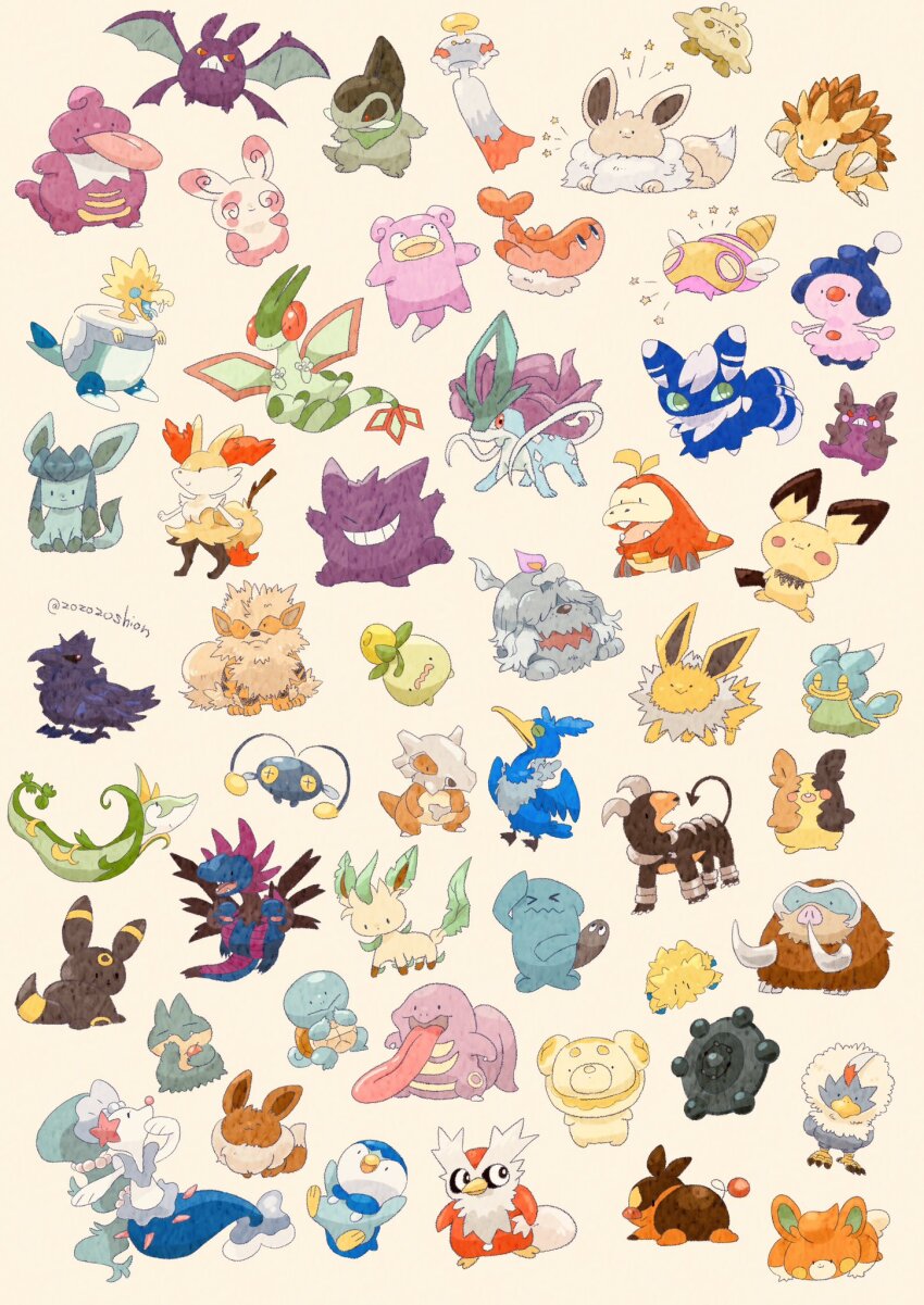 alternate_color angry animal_focus antennae arcanine arctozolt artist_name axew bat_(animal) beak bird braixen bronzor brown_fur chimecho chinchou claws closed_eyes colored_sclera colored_skin commentary_request corviknight cramorant crobat crocodilian cross-shaped_pupils cubone delibird dog dunsparce eating eevee fangs fidough fire flygon fuecoco gen_1_pokemon gen_2_pokemon gen_3_pokemon gen_4_pokemon gen_5_pokemon gen_6_pokemon gen_7_pokemon gen_8_pokemon gengar glaceon greavard grey_fur grin highres houndoom hydreigon jolteon joltik leaf leafeon legendary_pokemon lickilicky lickitung mamoswine meowstic meowstic_(male) mime_jr. morpeko morpeko_(full) morpeko_(hangry) munchlax nintendo no_humans olive open_mouth pawmi penguin pichu pig piplup pokemon pokemon_(creature) primarina purple_hair purple_skin red_eyes rufflet sandslash sea_lion serperior shellos shellos_(east) shiny_pokemon shroomish simple_background sitting skull slowpoke smile smoliv snake snout solid_circle_eyes spinda squirtle star_(symbol) suicune symbol-shaped_pupils tail tatsugiri tatsugiri_(curly) teeth tepig tongue tongue_out turtle twitter_username umbreon white_background wobbuffet yellow_eyes yellow_sclera yellow_skin zozozoshion